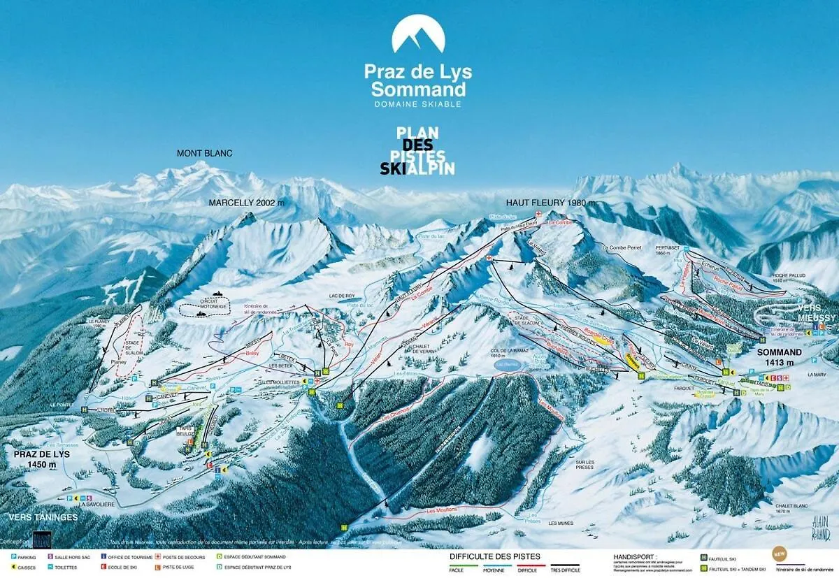 アパート Studio Cosy Au Pied Des Pistes -Centre Praz De Lys タナンジュ フランス